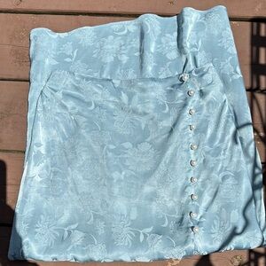 Wilfred Blue Asymmetrical Pencil Skirt